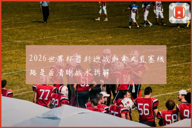 2026世界杯哲科迎战加拿大直塞线路是否清晰战术拆解